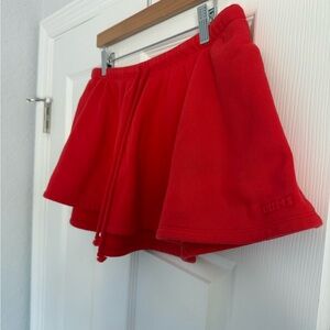 SKIMS Red Mini Skirt
